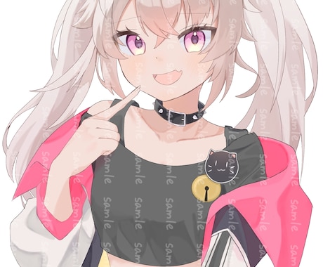 かわいい女の子の配信・SNS用アイコン描きます 可愛さだけでなく、どこか惹かれる“その子らしさ”を描きます。 イメージ1