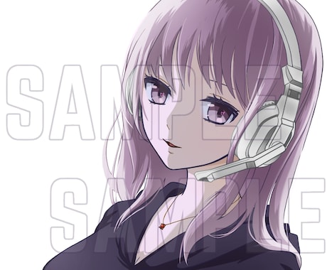 ゲーム等のキャラクター。SNS等イラスト作成します FPSバトロワ系ゲームアイコン等、武器を持ったキャライラスト イメージ1