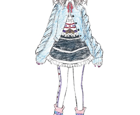 Vtuberやキャラクターデザインします Vtuberの身体が欲しい、新しい姿になりたい！寄り添います イメージ2