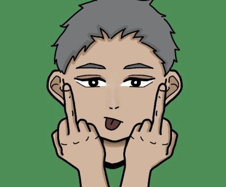 アイコン用イラスト描かせて頂きます 全力で描かせて頂きます(ง •̀_•́)ง イメージ2