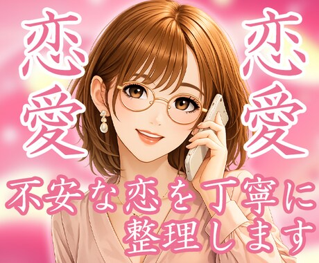 恋愛|男性心理も踏まえ今の関係を一緒に整理します 彼の気持ちが分からない苦しい恋を男性心理も踏まえて整理します イメージ1