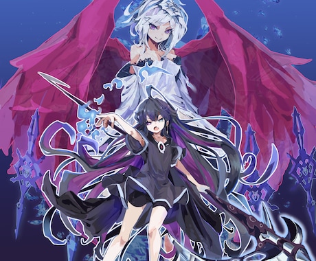 ゲーム、小説やラノベのイラスト描きます イメージ1