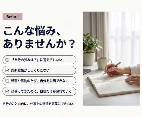 過去を取材し隠れた仕事の強みを証拠付きで見つけます 自分でも気づかない強み・力が出る条件・つまずく癖をトリセツに イメージ2
