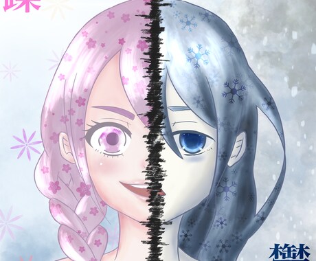 SNS向けのアイコン・ヘッダー作成承ります 個性的なイラストアイコンやヘッダーにしたい方必見！ イメージ1