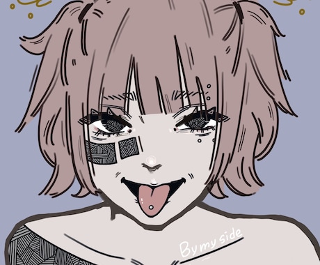 映える綺麗め女の子描きます 駆け出しイラストレーターですが、精一杯頑張ります！ イメージ2
