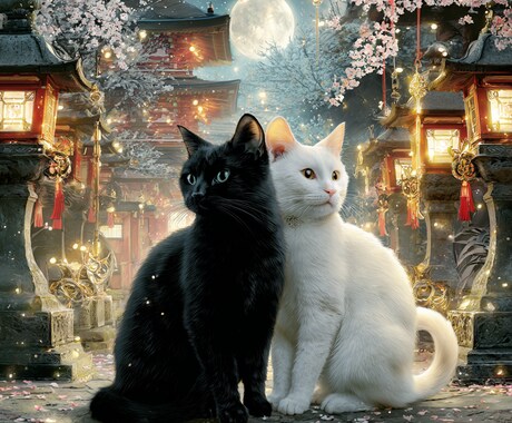 猫の占い師たちの書院。あなたに寄り添う猫が導きます 月の光に導かれ、猫が語る夜の物語 イメージ1