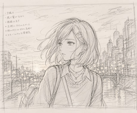 高品質なMV イラスト、一枚絵を作成します 歌ってみたやボカロ曲のサムネ、mvのイラスト、1枚絵等 イメージ1
