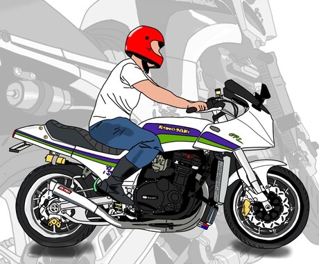 あなたの愛車描きます あなたの素敵な愛車(バイクや車)描きます！ イメージ2