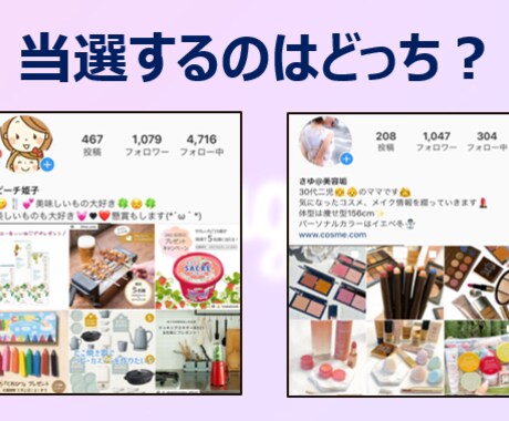 現役『中の人』が懸賞で損しない当選のコツ教えます Instagram版～ひとりひとりに合わせてサポート イメージ2