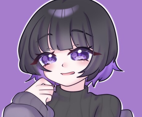ふわふわで透明感のあるアイコンつくります ふわふわな子を描きます~！最短即日納品！※オプション イメージ2