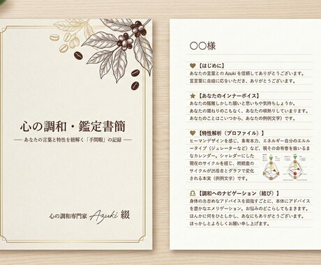 インナーボイスを言語化×才能鑑定メッセージ届けます 心理×特性の解析。300人実績であなたの本音と才能紐解きます イメージ1