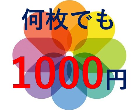 画像を何枚でも1000円でトリミングします 何枚でも格安で迅速に加工します!! イメージ1