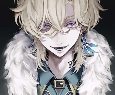 アイコン・ヘッダー・サムネ・一枚絵を描きます 綺麗めで耽美なイラストを得意としています。 イメージ1