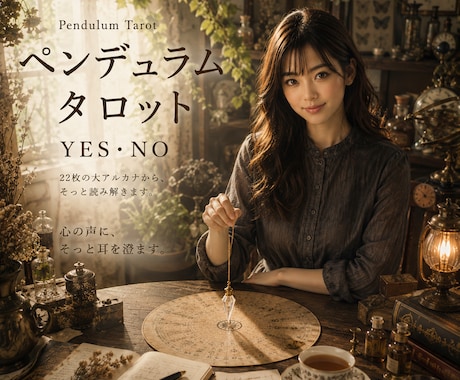 ペンデュラムとタロットで必要なメッセージ降ろします YES or NOの2択と反応のある大アルカナからメッセージ イメージ2