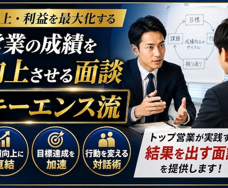キーエンス流営業　脱感覚→科学的な営業へ導きます キーエンストップセールス流の科学的な営業戦略で目標達成を支援 イメージ1