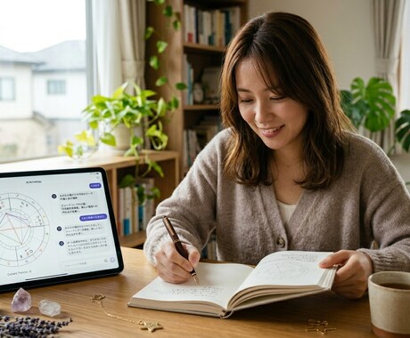 AI×占星術×ジャーナリング、指南します AI×占星術×ジャーナリングを使って自分をもっと好きになる！ イメージ1