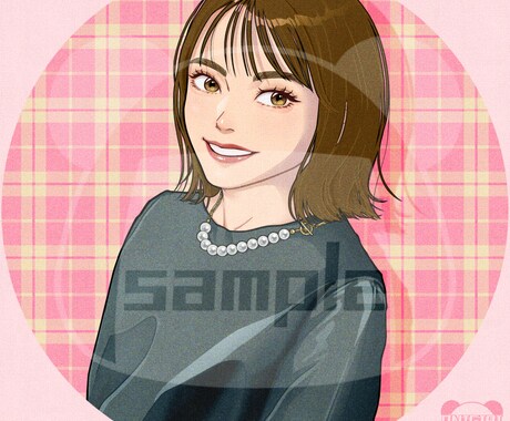 似顔絵アイコン描きます あなただけの似顔絵。SNSアイコンや名刺、プレゼントに！ イメージ2