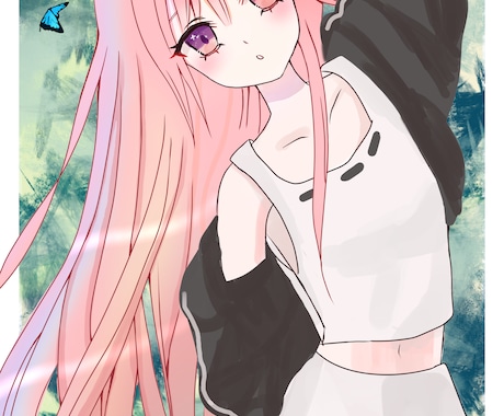 可愛い女の子を描きます 絵柄が好みの方よろしくお願いします イメージ1