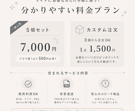 サイトの世界観に合う統一アイコン作ります ロゴやサイトの雰囲気に合わせた調整で統一感のあるアイコン イメージ2