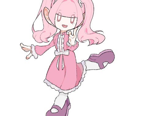 SD・デフォルメ全身イラストを描きます 優しい色合いと線で、貴方だけの"かわいい"を形にします！ イメージ2