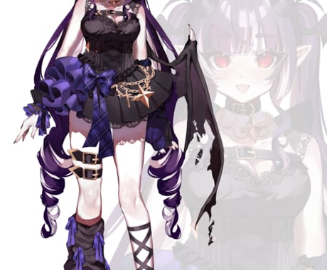 立ち絵制作いたします キャラデザから立ち絵まで全てお手伝いいたします！ イメージ1