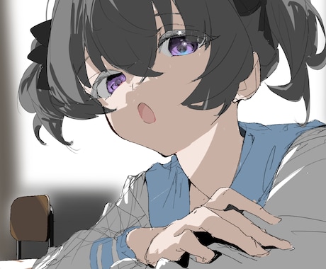 サムネ用人物イラスト描きます アイコン、サムネなどをご希望の方に イメージ2