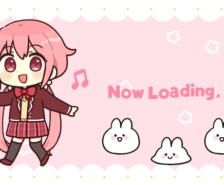 待機画面等に！キャラクターアニメーション作成します 配信者・VTUBER様におすすめ！アニメーション作成します イメージ2