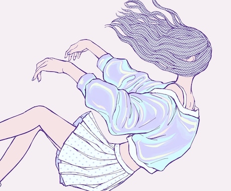 おしゃれ系イラスト・アイコン・似顔絵作成いたします イメージや好きなものをお伝えいただけばモチーフにします。 イメージ2
