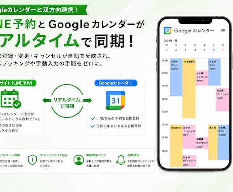 月額0円・買い切りのサロン予約システムを作ります 先着10サロン限定価格。LINE内予約・カレンダー連携も込み イメージ2
