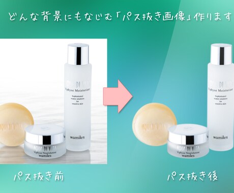 商品画像に使える「パス抜き」画像作ります イメージ1