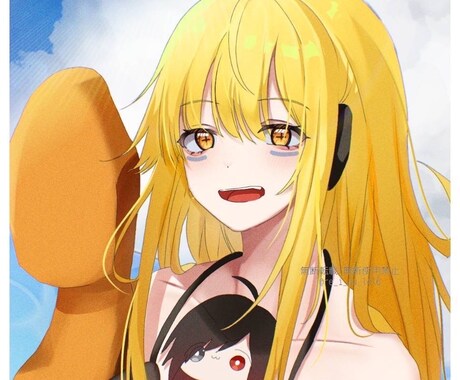 ご希望の塗りで一枚絵を制作いたします 様々な塗りや構図でお客様のお望みのイラストを表現いたします！ イメージ2