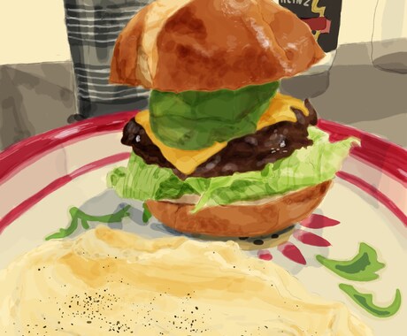食べ物のイラスト描きます イメージ1