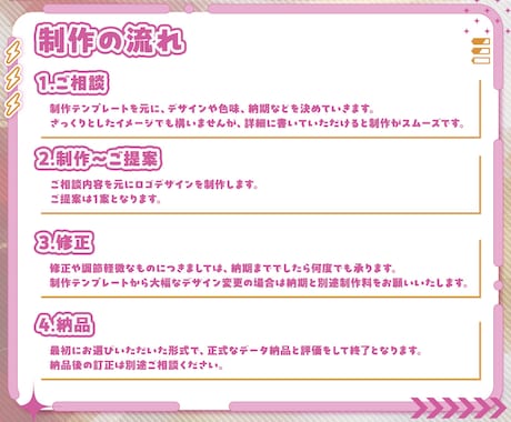 可愛いお名前ロゴ制作します XやYouTubeなど色々な用途で使用可能です！ イメージ2
