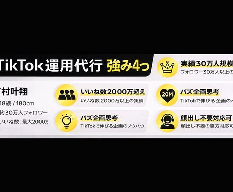 sns伸ばしたい方の動画作成案など考えます 1年間でsns総フォロワー50万人ほど増やしました！ イメージ1