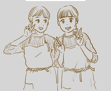 ゆるくてかわいい似顔絵描きます SNSのアイコンや名刺用、プレゼントなどに。 イメージ2