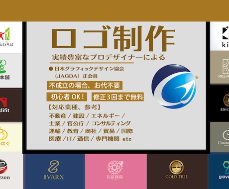ビジネスが躍動する高品質ロゴデザイン承ります イメージ1