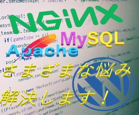 サーバー・WordPress復旧相談承ります MySQL・Nginx・Apache・Dockerなどの対応 イメージ1