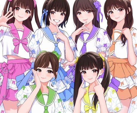 ご自身をキャラ化も！華やかな似顔絵を制作いたします アイコンから全身まで◎クリスマスプレゼントにも♪ イメージ1
