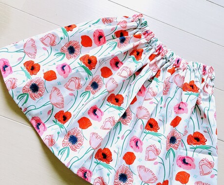 初心者向け子ども用ギャザースカートの作り方教えます 子ども服を作りたいけど何から始めたらいいかわからない方へ イメージ1