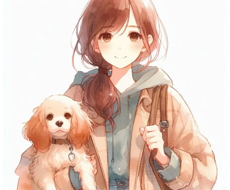 おしゃれ水彩画アイコンかきます 素敵な水彩画にしますSNSアイコンにどうぞ イメージ2