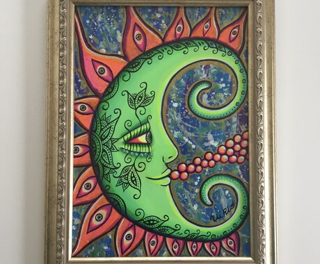 アクリル絵具で世界に一枚だけのオーダー絵を描きます 一筆一筆気持ちを込めて丁寧に制作させて頂きます！ イメージ1