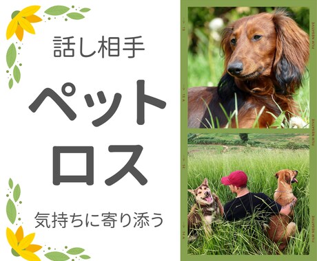 ペットロスのお悩みやペットちゃんのお話を聞きます 行き場のない悲しみや苦しみを私と一緒に癒していきませんか？ イメージ1