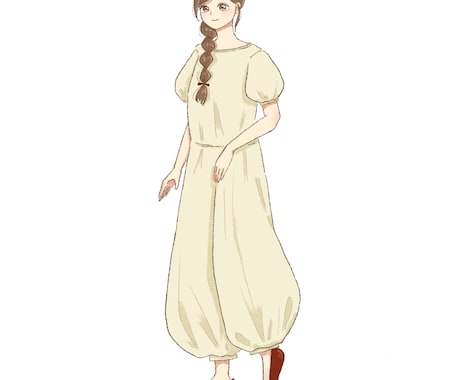 ふわかわ全身イラスト描きます 優しい印象の全身イラストおまかせください！ イメージ2