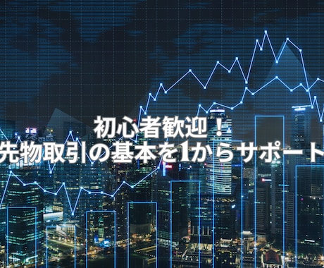 先物投資の基本を1から教えます 忙しいサラリーマンや主婦の方でも安心して下さい！ イメージ1