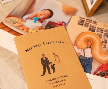 フルオーダーのプロフィールブックを作成します ゲストの心にも残る 世界にひとつだけのプロフィールブックを イメージ2