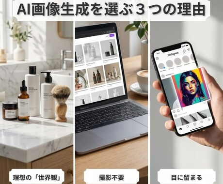 AI×Canvaで目に留まるSNS画像作りますます 撮影不要！あなたのブランドだけの「理想の世界観」をAIで表現 イメージ2