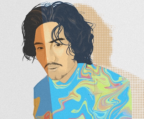記念日や誕生日など、大切な日に贈る似顔絵を描きます ポップで躍動感のあるイラストがお好きな方へ イメージ2