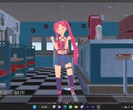 3DCGキャラクターの手付けアニメーションをします 安くて、早く、魅力的なアニメーションをお付けいたします。 イメージ2