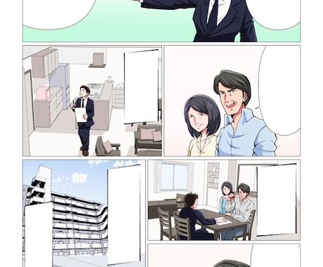 漫画制作いたします 読み進めやすい漫画制作を心がけています！ イメージ2