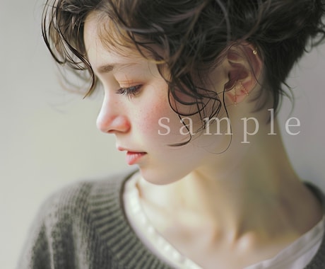 雰囲気のある生成AI画像作成します ポートレート風の画像生成AIを提供します イメージ2